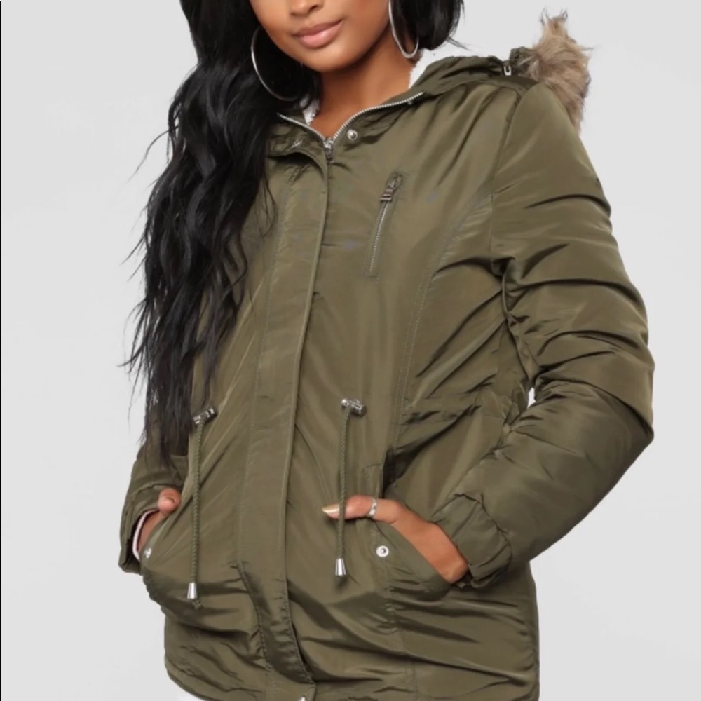 Fashion Nova Anorak Jacket Small
